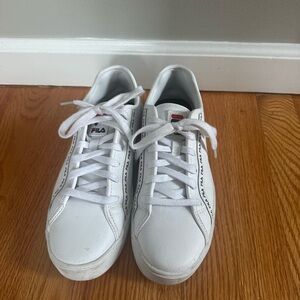 Fila Classic White Lace-Up Sneakers